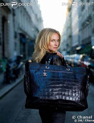 Diane Kruger prête son image à une ligne de sacs Chanel