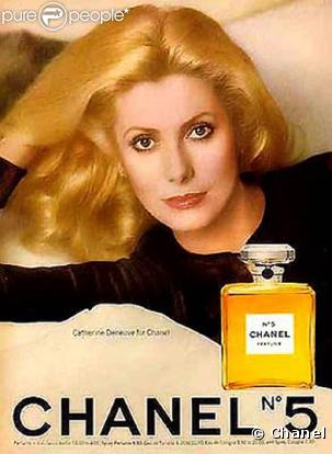 Catherine Deneuve pour la campagne Chanel N°5