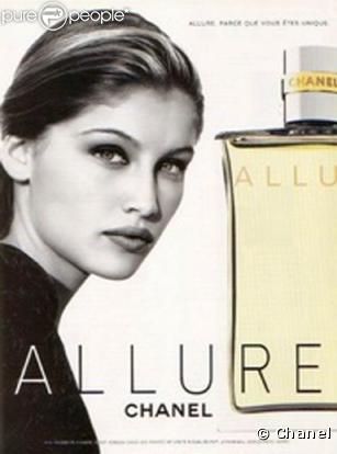 Laetitia Casta représente Allure de Chanel