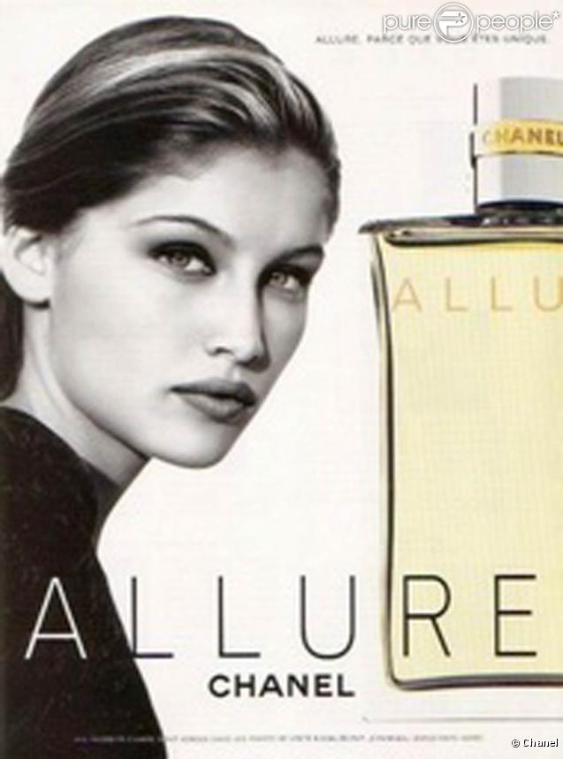 Laetitia Casta représente Allure de Chanel 