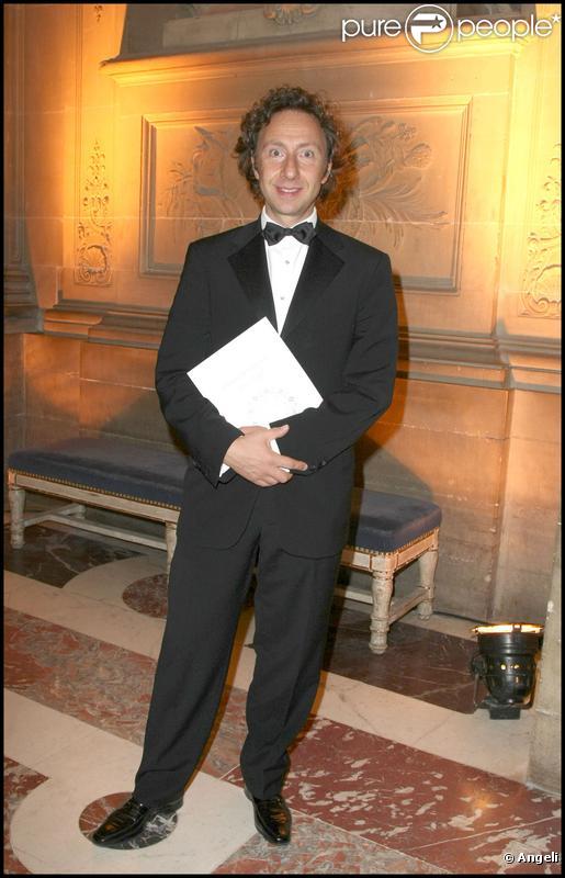 Stépahne Bern a prononcé un discours d'accueil, en l'honneur de l'entrée de Rachida Dati au musée Grévin. 