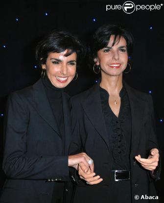 Rachida Dati découvre son double de cire et l'inaugure, le 13 octobre, au musée Grévin.