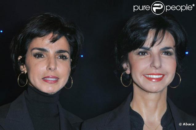 Rachida Dati découvre son double de cire et l'inaugure, le 13 octobre, au musée Grévin.