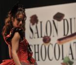 Marie Fugain pour le salon du chocolat (Porte de Versailles, 13 octobre 2009)