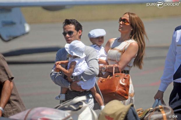 Jennifer Lopez, Marc Anthony et leurs jumeaux Emme et Max