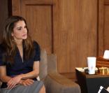 Rania de Jordanie et Mia Farrow 