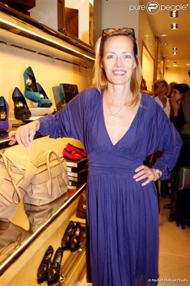 Gabrielle Lazure lors de la soirée Italian Touch à la boutique Tod's. Paris, le 13 octobre 2009