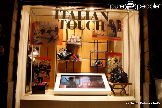 Soirée Italian Touch à la boutique Tod's. Paris, le 13 octobre 2009