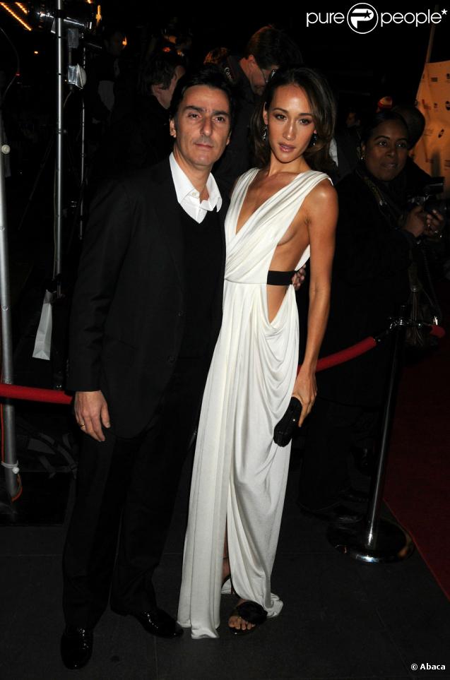 Yvan Attal et Maggie Q lors de la première à New York du film New York, I Love You le 14 octobre 2009
