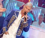 Patrick Sébastien et Les Forbans sur le plateau des Années Bonheur, le 14/10/09. L'émission sera diffusée le 7 novembre 2009.
