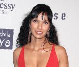 Padma Lakshmi lors de la soirée Black Ball, gala de charité pour la lutte contre le sida en Afrique et en Inde, le 15 octobre 2009 à New York 