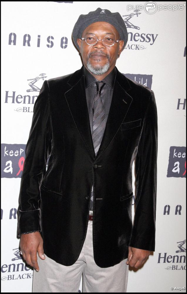 Samuel L. Jackson lors de la soirée Black Ball, gala de charité pour la lutte contre le sida en Afrique et en Inde, le 15 octobre 2009 à New York 