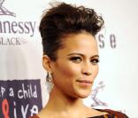 Paula Patton lors de la soirée Black Ball, gala de charité pour la lutte contre le sida en Afrique et en Inde, le 15 octobre 2009 à New York