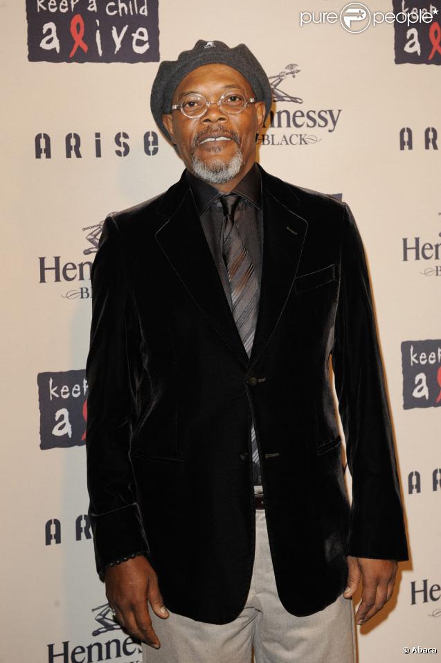 Samuel L. Jackson lors de la soirée Black Ball, gala de charité pour la lutte contre le sida en Afrique et en Inde, le 15 octobre 2009 à New York