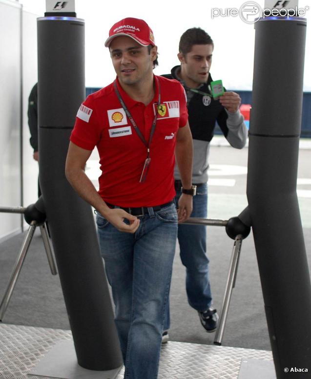 Felipe Massa à Interlagos le 16 octobre 2009