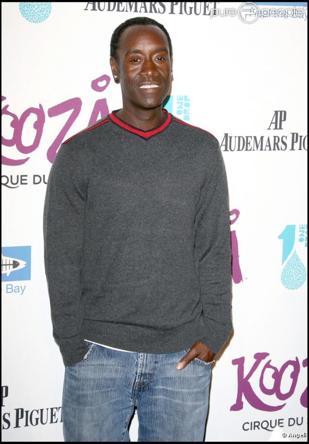 Don Cheadle pour l'inauguration du spectacle Kooza du Cirque du soleil au profit de l'association One Drop à Santa Monica le 16 octobre 2009