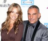 Ira et Christian Audigier pour l'inauguration du spectacle Kooza du Cirque du soleil au profit de l'association One Drop à Santa Monica le 16 octobre 2009