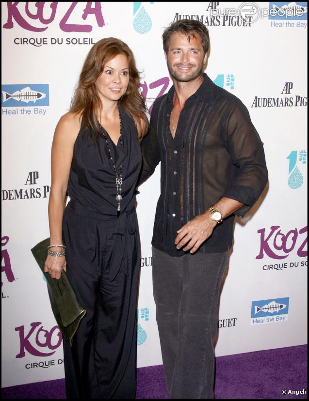 Brooke Burke et David Charvet pour l'inauguration du spectacle Kooza du Cirque du soleil au profit de l'association One Drop à Santa Monica le 16 octobre 2009
