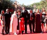 Pierre Cardin, Fanny Lu, Jacques Diouf, Carla Fracci, Gina Lollobrigida, Carl Lewis, Albano Carrisi, Valentina Vezzali et Elisa Isoardi, lors du 4e Festival du Film de Rome, le 16 octobre 2009 !