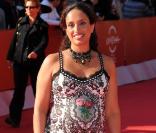La chanteuse israélienne Noa, très enceinte sur le tapis rouge du 4e Festival du Film de Rome, le 16 octobre 2009 !