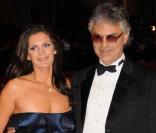 Andrea Bocelli et sa femme, à l'occasion de l'avant-première de  The city of your final destination , dans le cadre du 4e Festival International du Film de Rome, le 16 octobre 2009 !