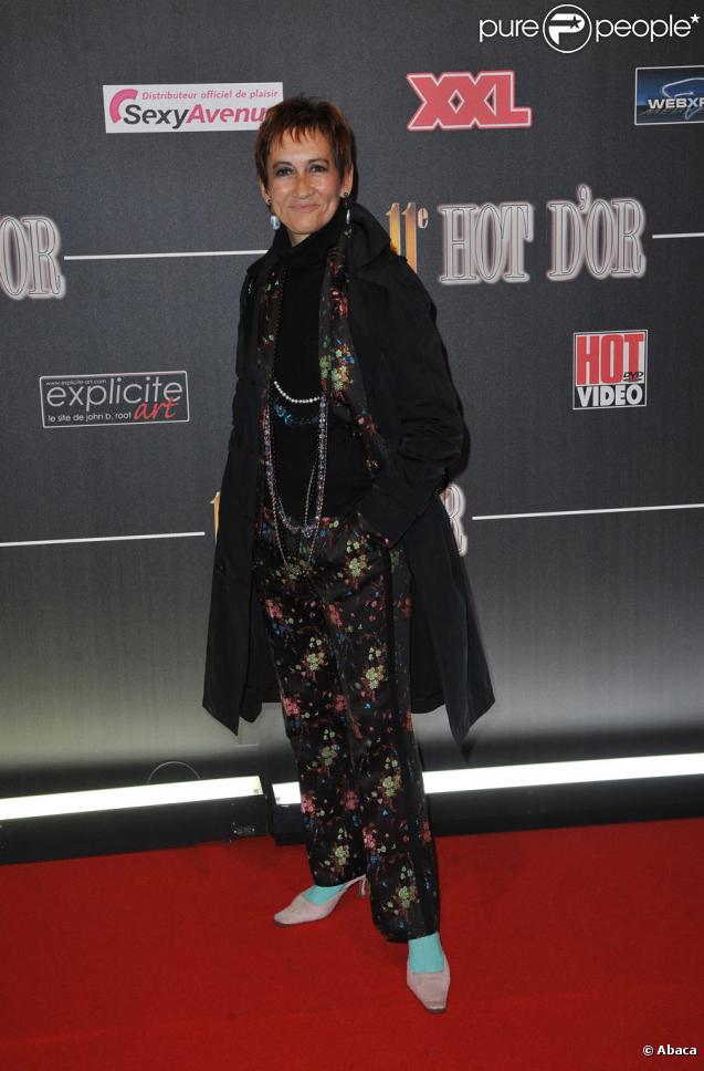 Caroline Loeb à l'occasion de la 11e cérémonie des Hot d'Or, le 20 octobre 2009