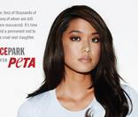 Grace Park se mobilise contre le massacre des phoques au Canada et prête son image à la PeTA.