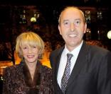 Eve Ruggieri et Rachid Khimoun au 17ème Gala de l'Espoir le 21 octobre 2009 ai Théâtre des Champs-Elysées, avenue Montaigne dans le 8ème arrondissement de Paris