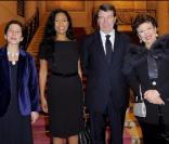 Christine Kelly et Roselyne Bachelot au 17ème Gala de l'Espoir le 21 octobre 2009 ai Théâtre des Champs-Elysées, avenue Montaigne dans le 8ème arrondissement de Paris