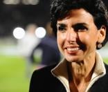 Rachida Dati au stade Chaban-Delmas, à Bordeaux, assiste au match qui oppose les Girondins de Bordeaux au Bayern de Munich. 21/10/09