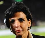 Rachida Dati au stade Chaban-Delmas, à Bordeaux, assiste au match qui oppose les Girondins de Bordeaux au Bayern de Munich. 21/10/09