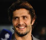 Bixente Lizarazu au stade Chaban-Delmas, à Bordeaux, assiste au match qui oppose les Girondins de Bordeaux au Bayern de Munich. 21/10/09