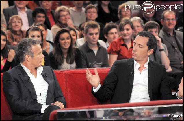 Franck Dubosc et Gad Elmaleh à Vivement Dimanche (21.10.09)