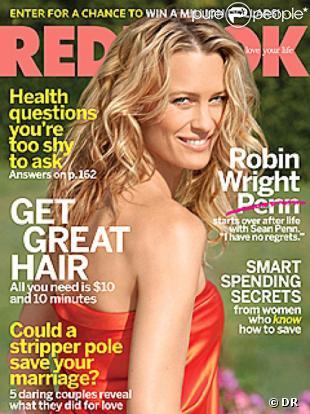 Robin Wright en couverture de Redbook