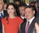 Rania de Jordanie et son époux poursuivent sa visite officielle italienne, à Milan. 22/10/09