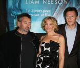 Luc Besson, Natasha Richardson, Liam Neeson et Pierre Morel