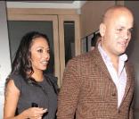 Mel B et Stephen Belafonte au restaurant Nobu sur Mayfair à Londres le 20 octobre 2009