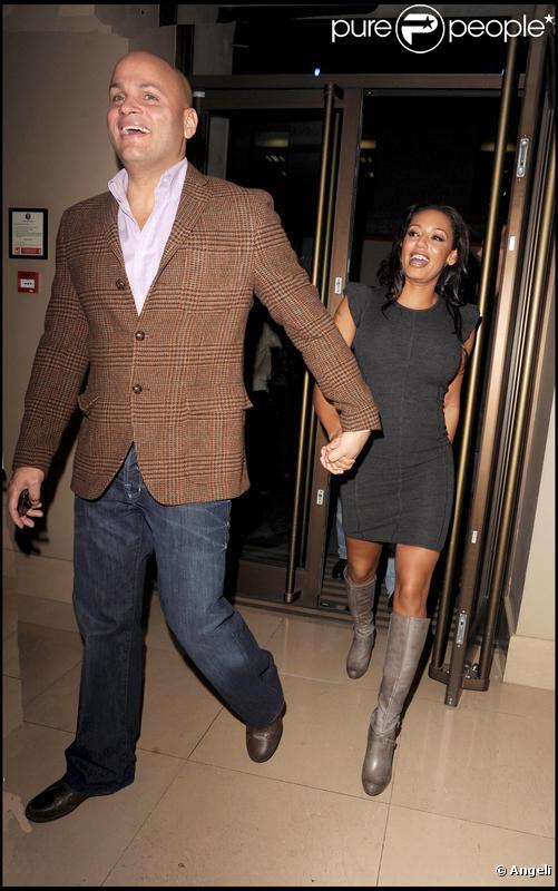 Mel B et Stephen Belafonte au restaurant Nobu sur Mayfair à Londres le 20 octobre 2009