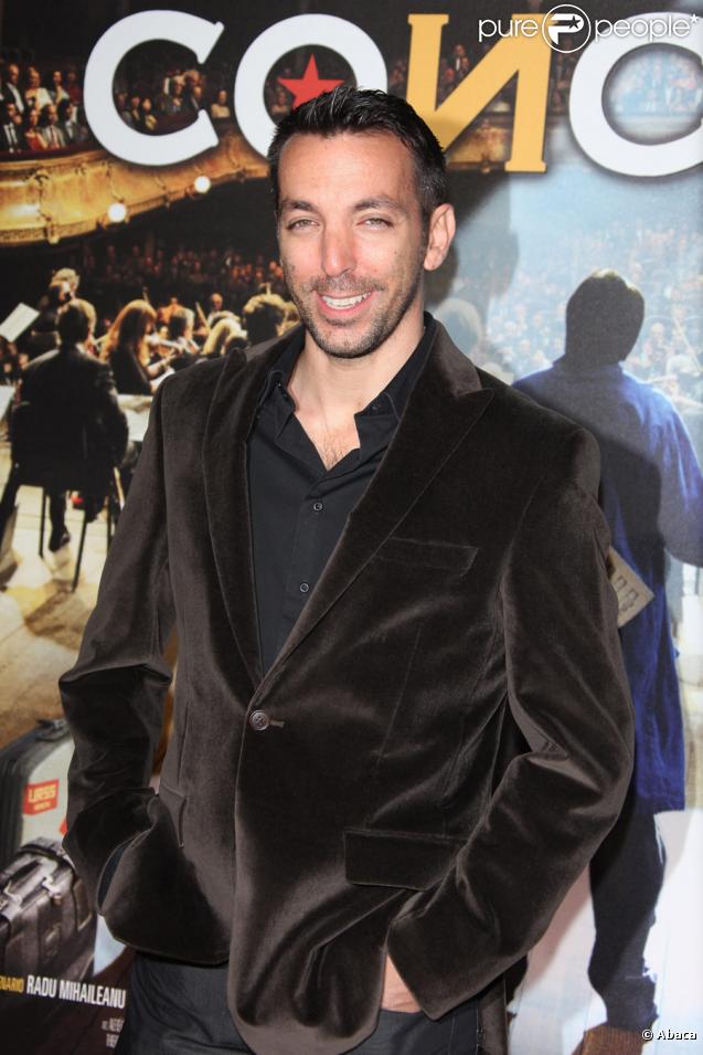 David Strajmayster lors de l'avant-première du film de Radu Mihaileanu, Le Concert, au théâtre du Châtelet, le 23/10/09