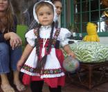 Honor et son costume d'Halloween