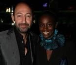 Kad Merad et Aïssa Maïga au VIP ROOM Theatre de Jean Roch, à Paris. 23/10/09