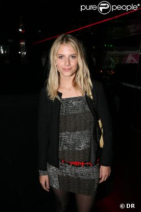 Mélanie Laurent au VIP Room après la projection du Concert, le 23/10/09