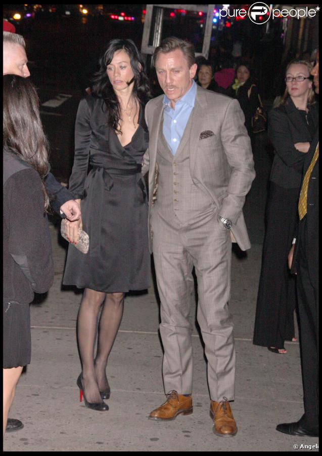 Daniel Craig et sa compagne Satsuki lors du gala de charité de la Worlwide Orphans Foundation à New York le 26 octobre 2009