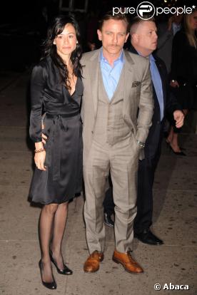 Daniel Craig et sa compagne Satsuki lors de la soirée de charité Worldwide Orphans Foundation à New York le 26 octobre 2009