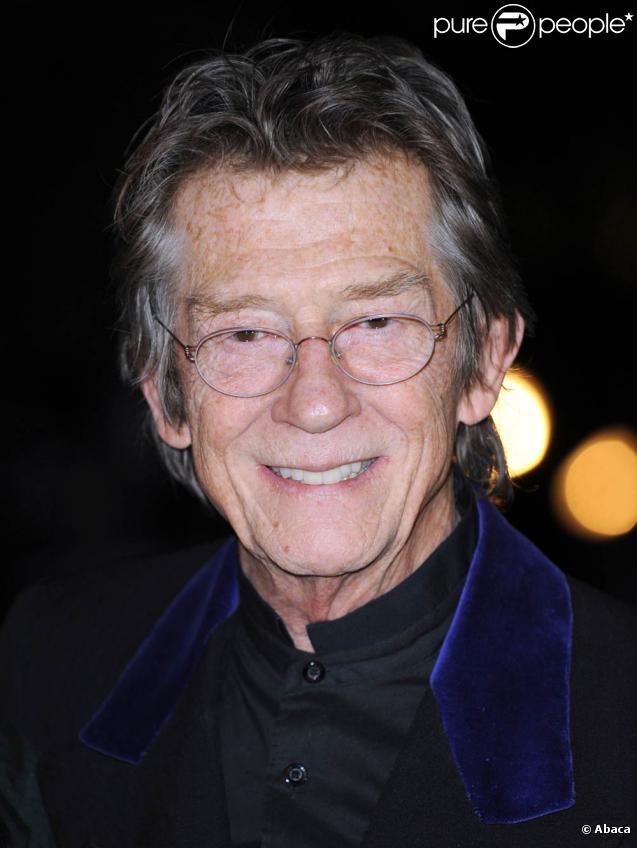 John Hurt, à l'occasion de la cérémonie de clôture du 53e London Film Festival, à Londres, le 28 octobre 2009 !
