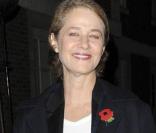 La comédienne Charlotte Rampling, à l'occasion de la cérémonie de clôture du 53e London Film Festival, à Londres, le 28 octobre 2009 !