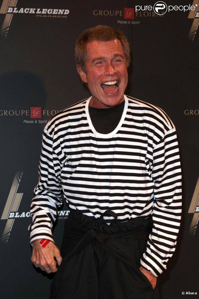 Jean-Paul Goude, à l'occasion de l'inauguration du nouveau lounge-bar Black Legend, situé sur le port de Monte Carlo, à Monaco, le 29 octobre 2009.