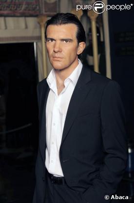 Antonio Banderas est au Wax museum, à Madrid. Prise de vue le 31/10/09