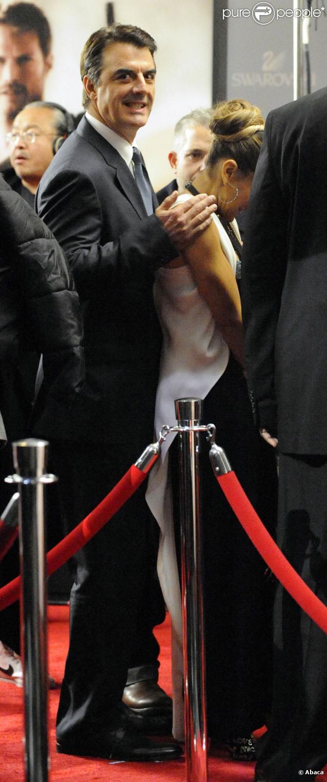 Sarah Jessica Parker et Chris Noth sur le tournage de Sex and The City 2 le 17 octobre 2009