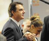 Sarah Jessica Parker et Chris Noth sur le tournage de Sex and The City 2 le 17 octobre 2009